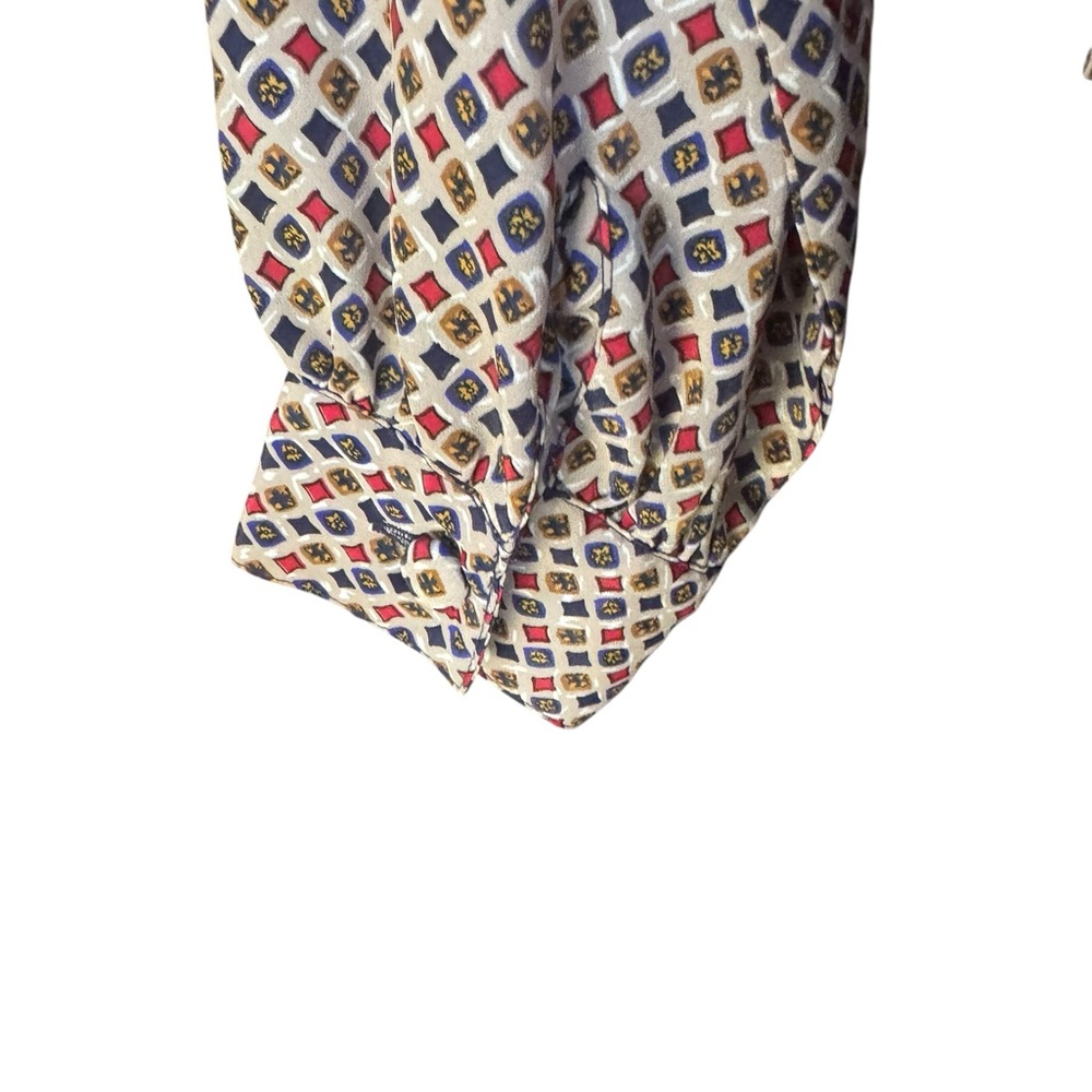 1980s Notations Geometric Pattern Embellished Nec… - image 4